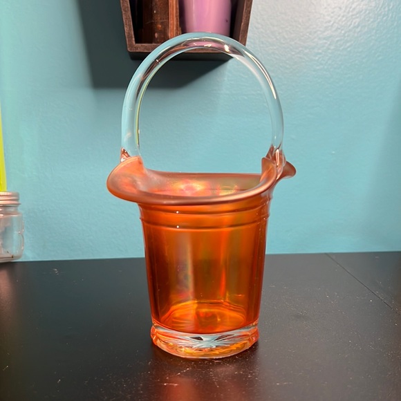 Vintage Accents Vintage Imperial Carnival Glass Marigold Plain Jane